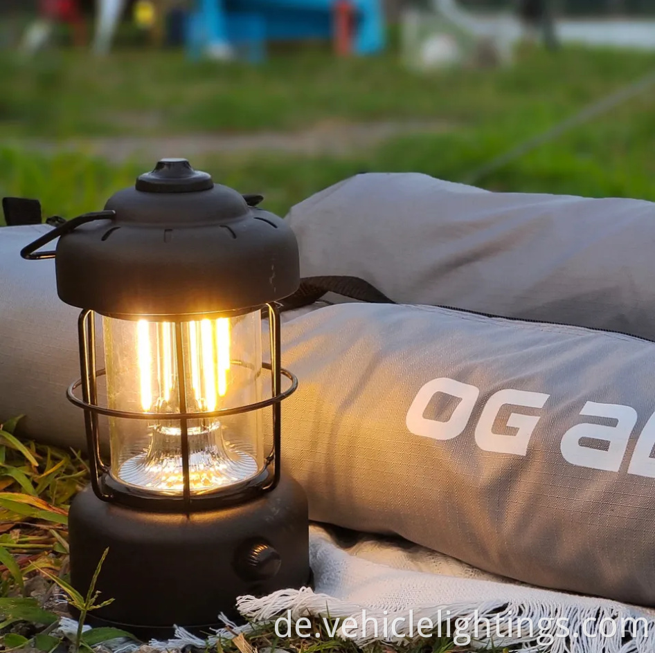 Tragbares 7,2 -V -LED hängende leichte Campinglicht im Freien mit veränderlicher Farbe
